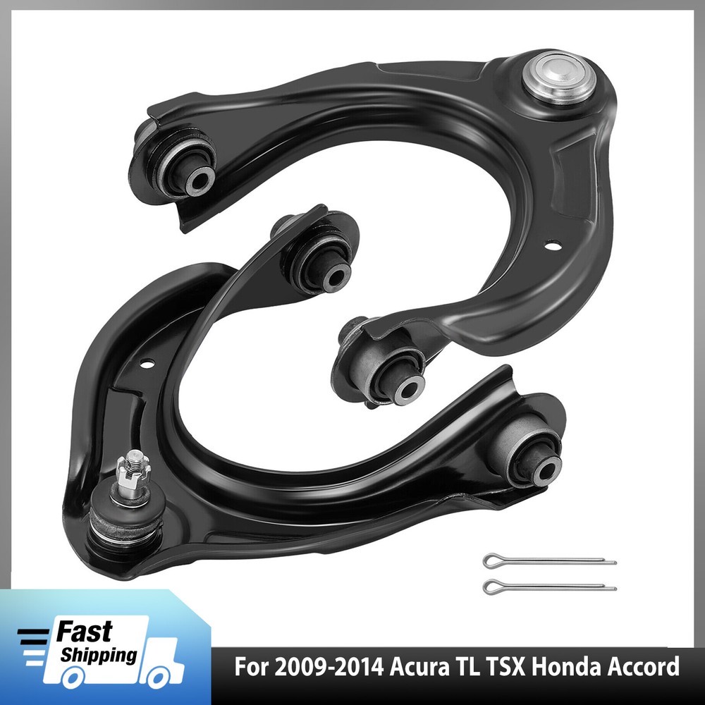 2PC Front Upper Control Arms w/ Ball Joint for 2008 2009-2014 Honda Accord Acura