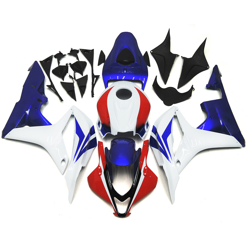 Injection Blue Red Bodywork for Honda CBR600RR F5 2007 2008 07 ABS Fairing Kit