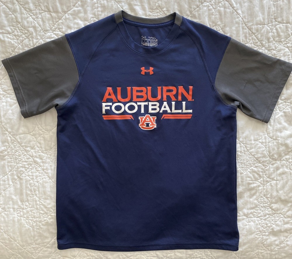 Youth Under Armour Auburn Tigers Short Sleeve T-Shirt, YXL, XL