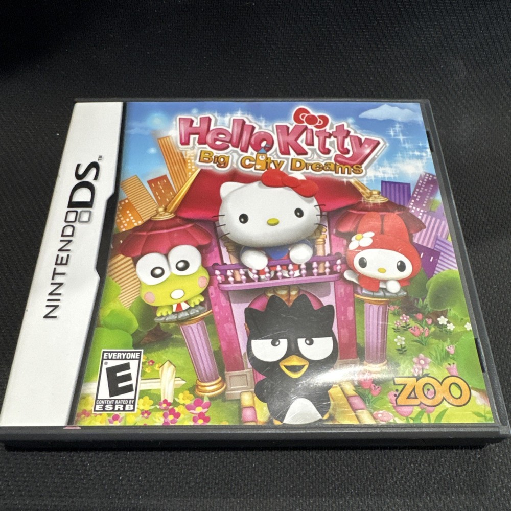 Nintendo DS Hello Kitty Big City Dreams Game Complete in Box Tested Working