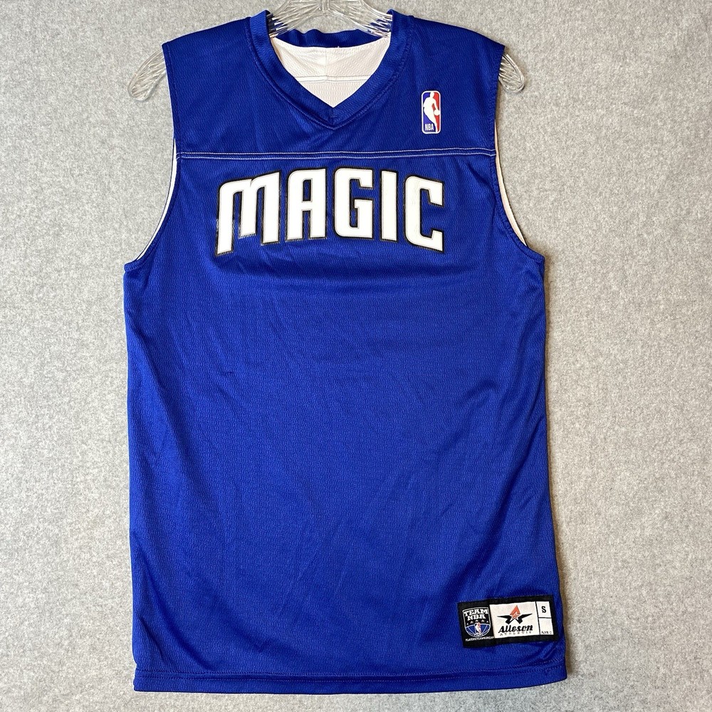 Alleson Athletics Team NBA Magic Reversible Jersey Sz. S NEW Blue/WHITE