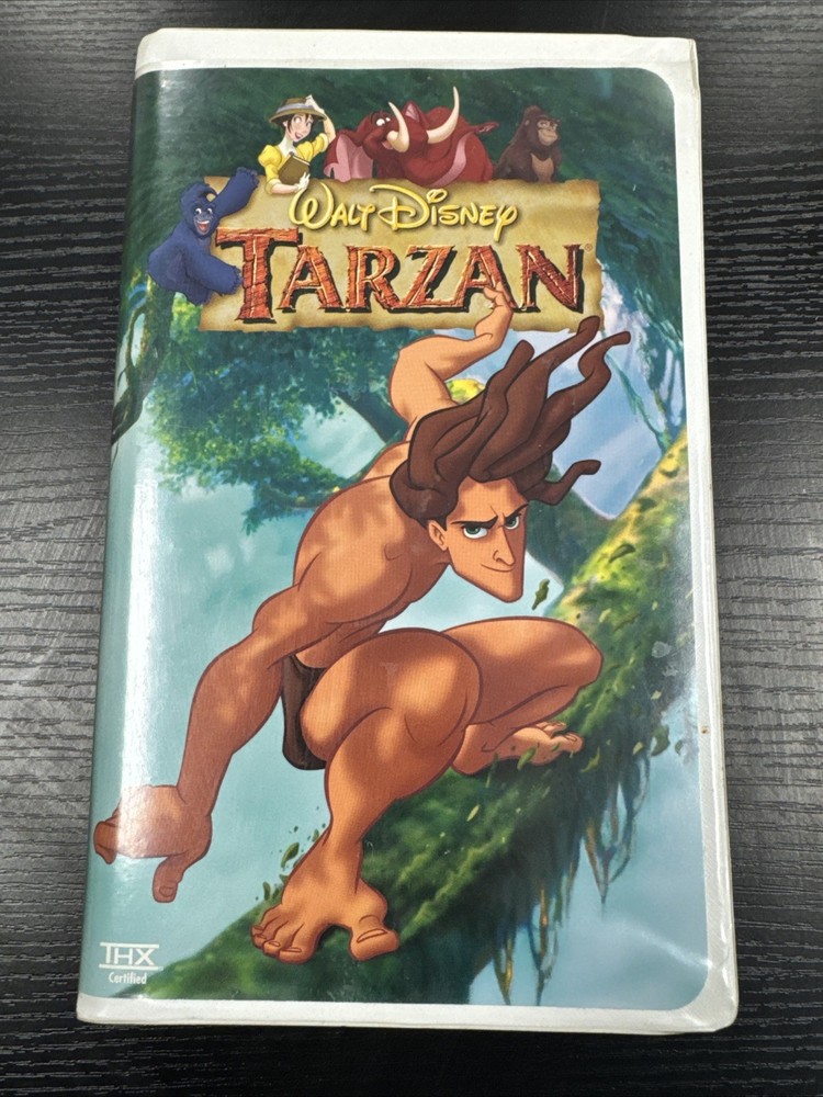 VHS Tarzan Walt Disney THX Certified