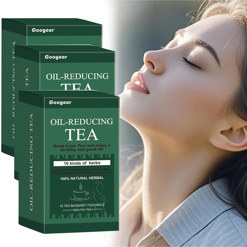Oil-Reducing Tea-10 Herbal with Excellent Formula, Oil Cleansing Tea for Liver