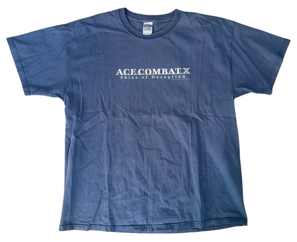 RARE VINTAGE TEE Ace Combat X Skies of Deception VTG PROMOTIONAL TShirt XL-image