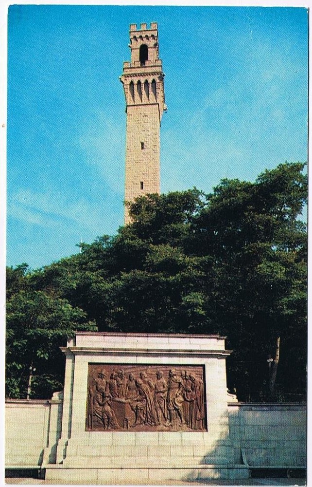 Massachusetts Postcard Provincetown Pilgrim Monument Cape Cod