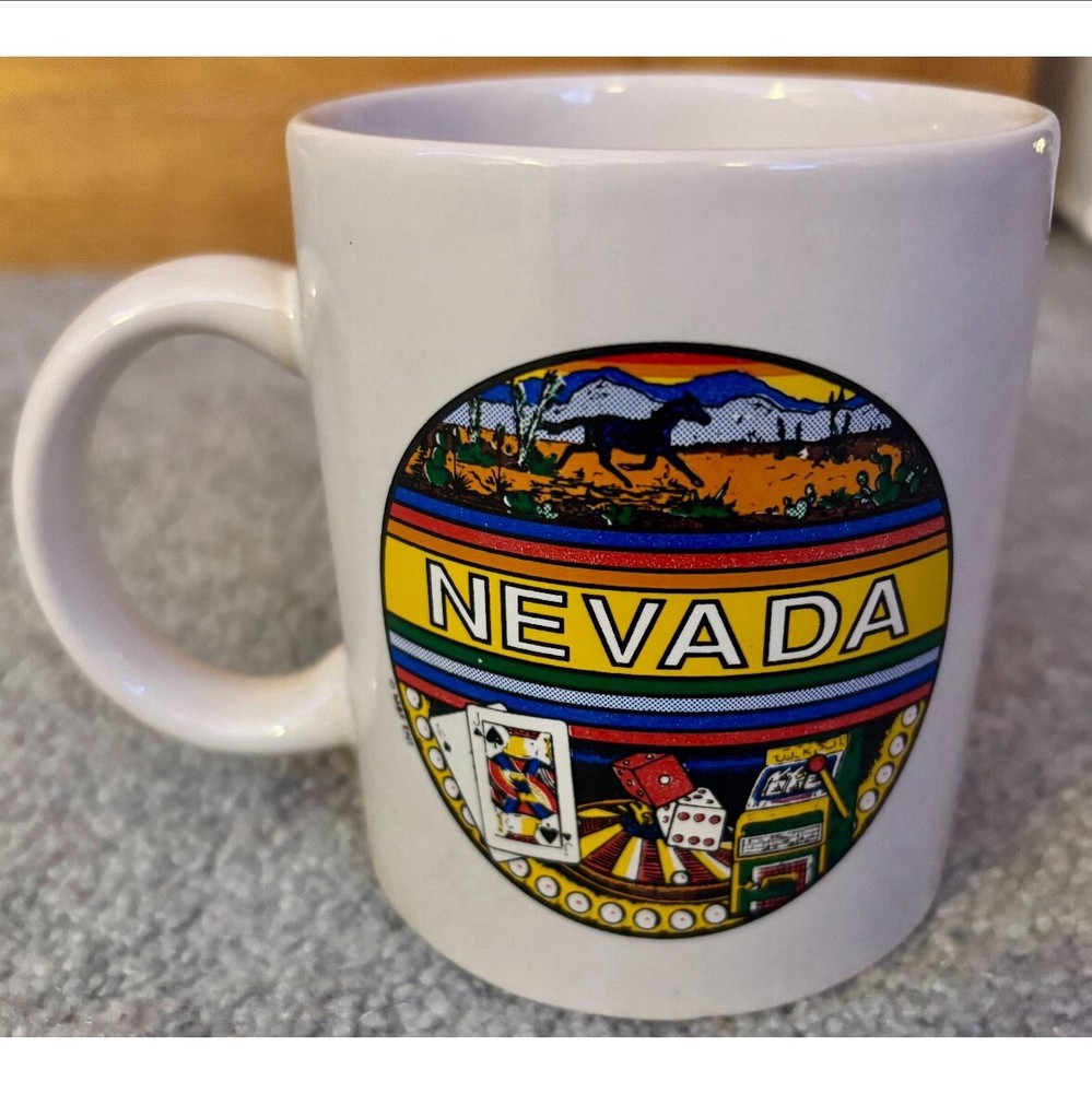 Vintage 1970s-1980s Nevada Ceramic Coffee Mug