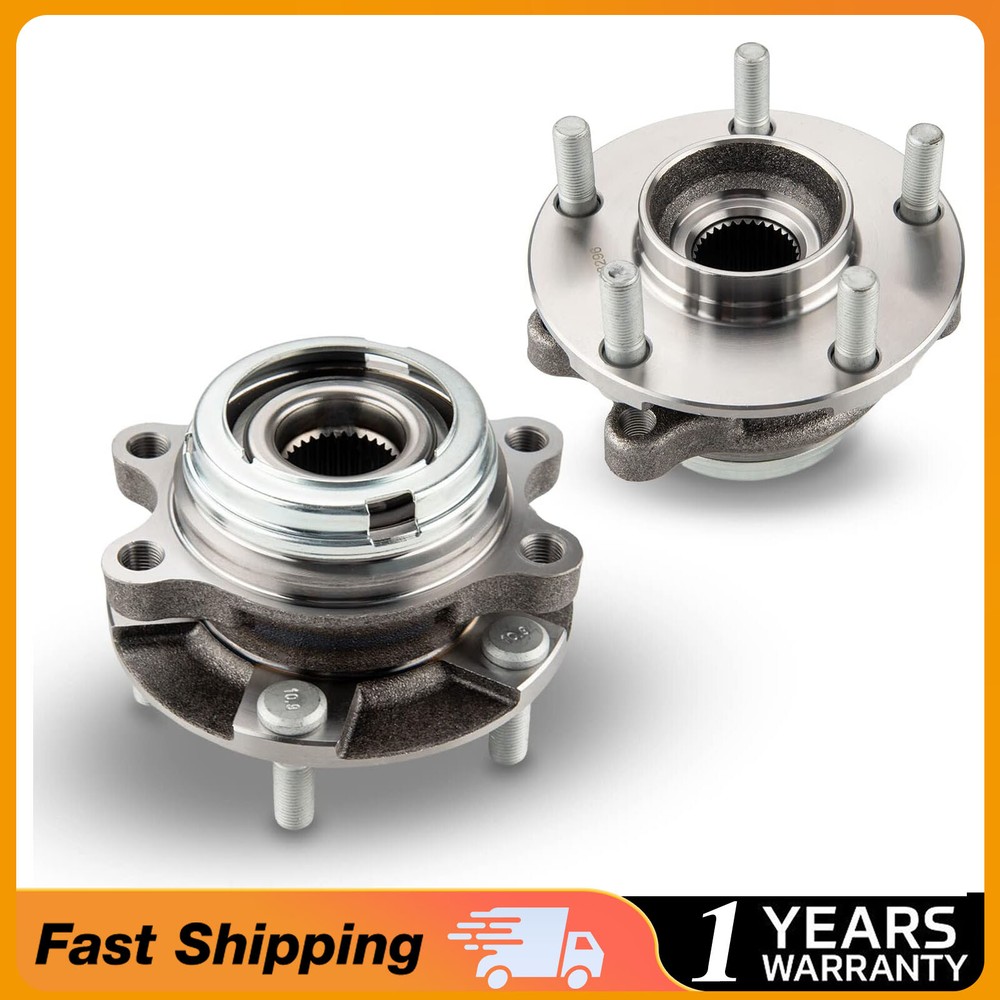 2pcs Front Wheel Hub Bearing Assembly For Nissan Altima Maxima Murano JX35 QX60