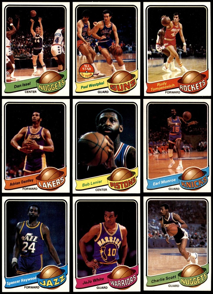1979-80 Topps Basketball Near Complete Set 127 of 132 Cards NM/MT Condition