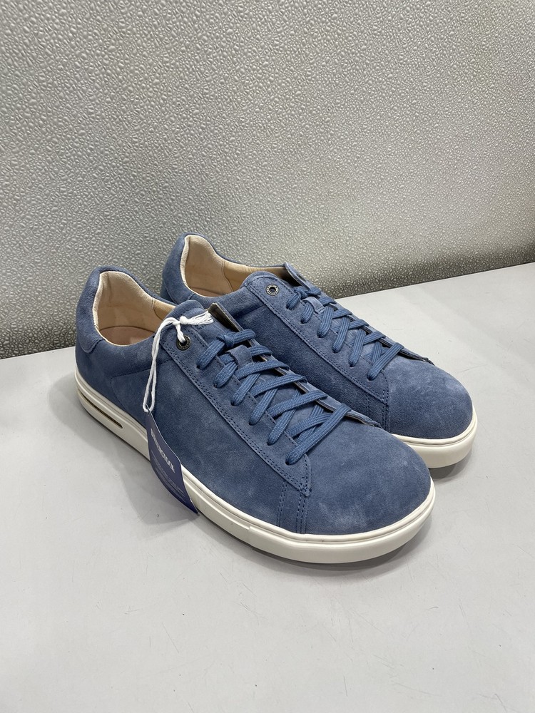 Birkenstock Bend Low Suede Leather Sneaker Men's US 11, Elemental Blue