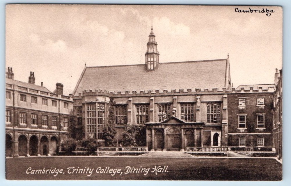 Trinity College Dining Hall CAMBRIDGE UK Postcard