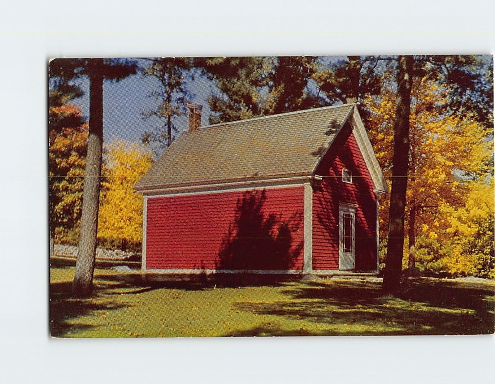 Postcard Mary Lamb School Longfellow's Wayside Inn South Sudbury Massachusetts
