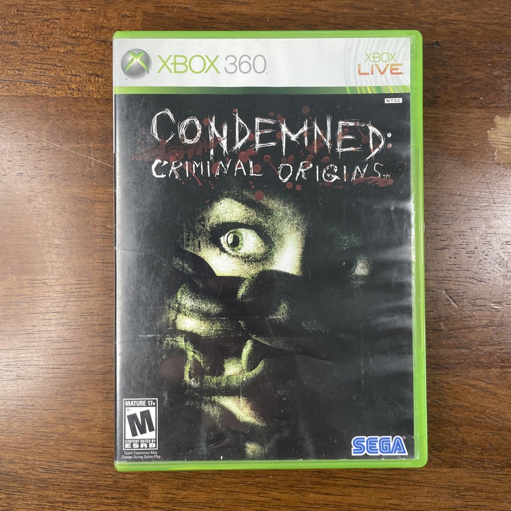 Condemned: Criminal Origins (Microsoft Xbox 360, 2005) Tested No Manual