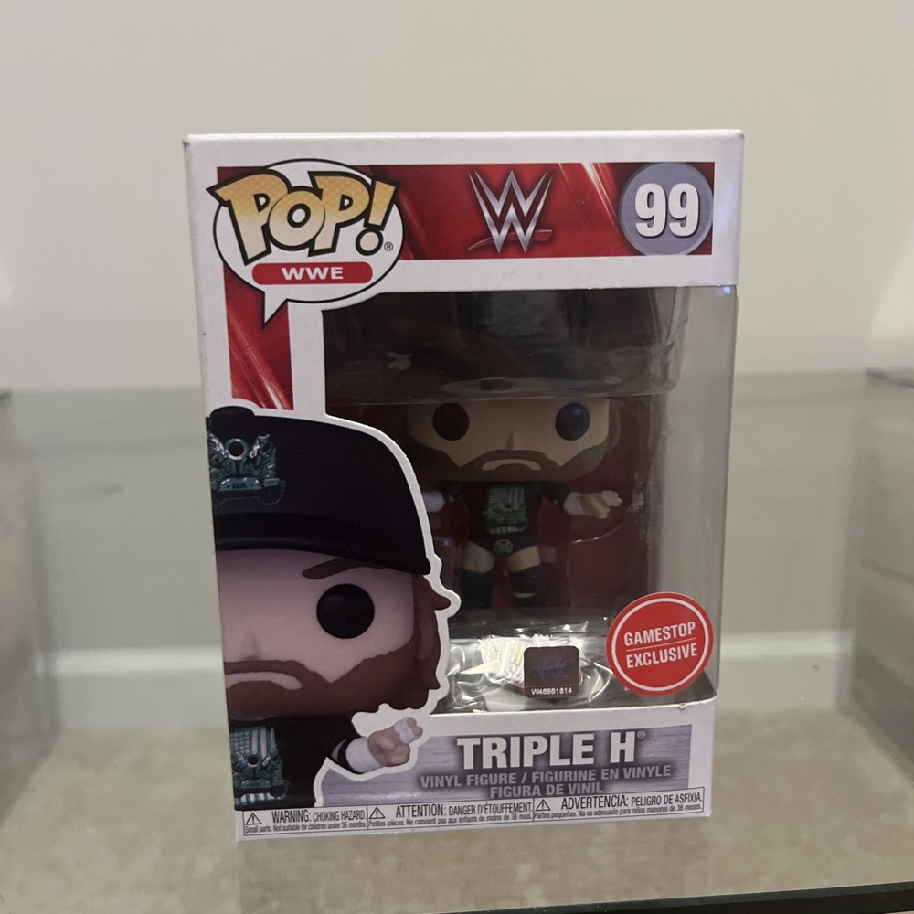 Funko Pop! WWE Triple H Game Stop Exclusive Vinyl Figure HHH Free Shipping
