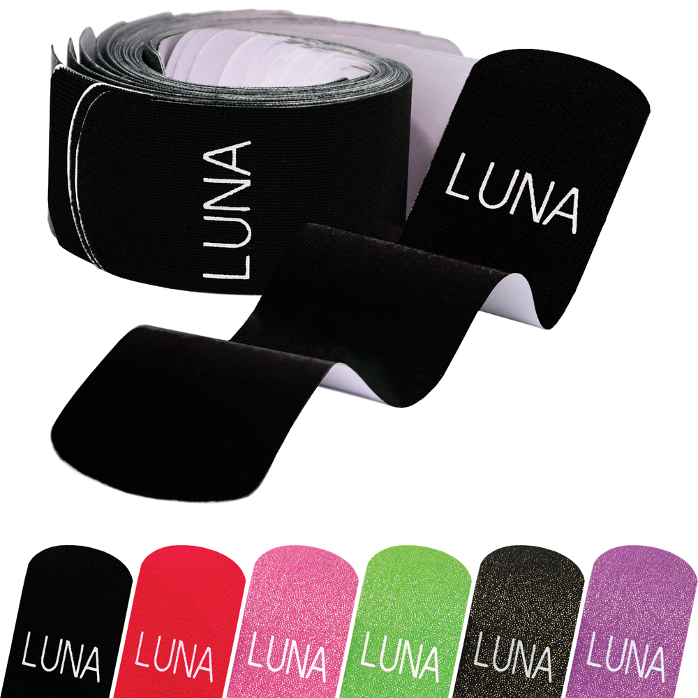Luna Body Kinesiology Pro Tape Strips (20 Pre-cut Roll,10