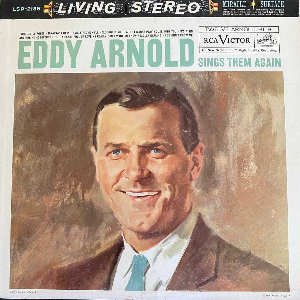 Eddy Arnold – Sings Them Again LP Record 1960 RCA Victor Country Stereo 33 RPM
