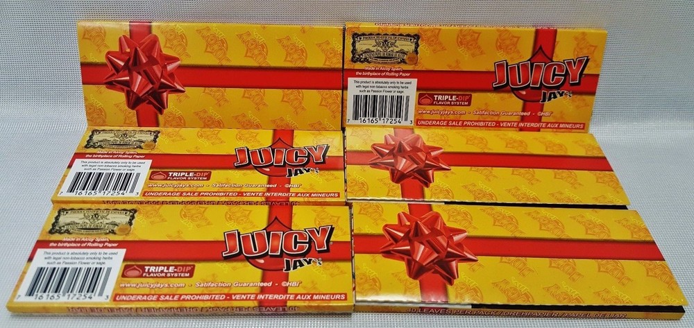 6-Pack Juicy Jay’s Birthday Cake King Size Supreme Rolling Papers