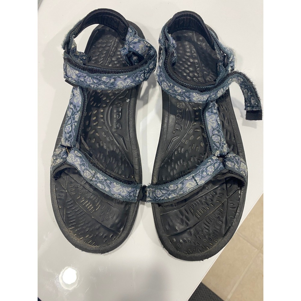 Teva Women's Size 10 Navy Tie-Dye Sport Sandals for Hiking Camping Water Adjustable