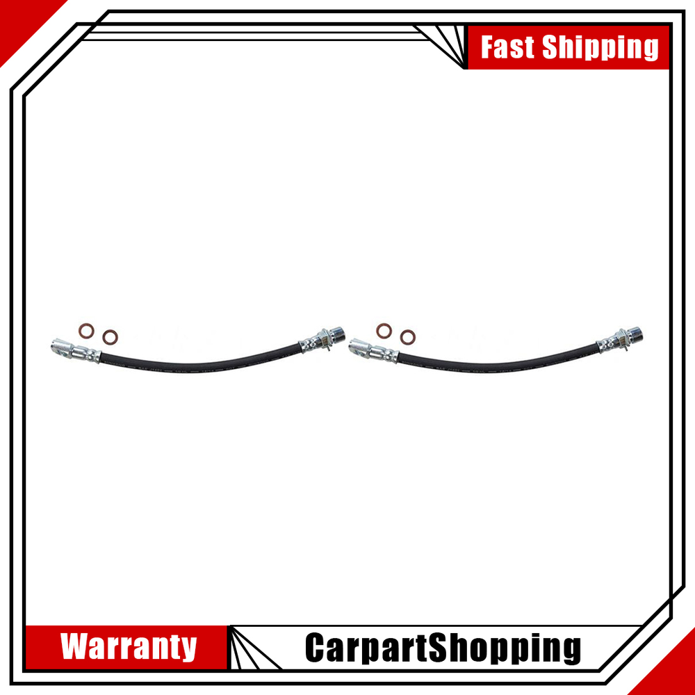 Sunsong For Chevrolet Blazer 2X Rear Left Right Outer Brake Hydraulic Hose Pair