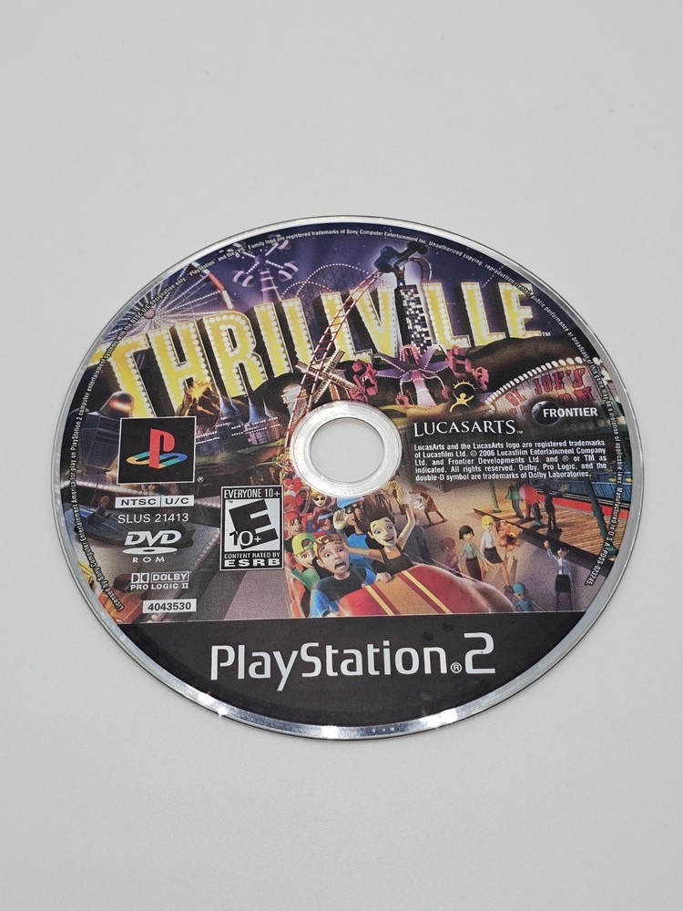 Sony Playstation 2 PS2 Thrillville Disc Only Cleaned Tested