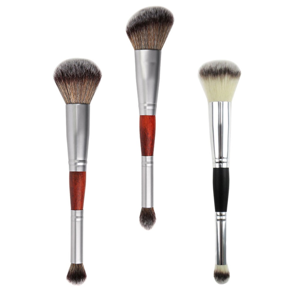 3-Piece Dual-Ended Eyeshadow Blending Brush Set for Women