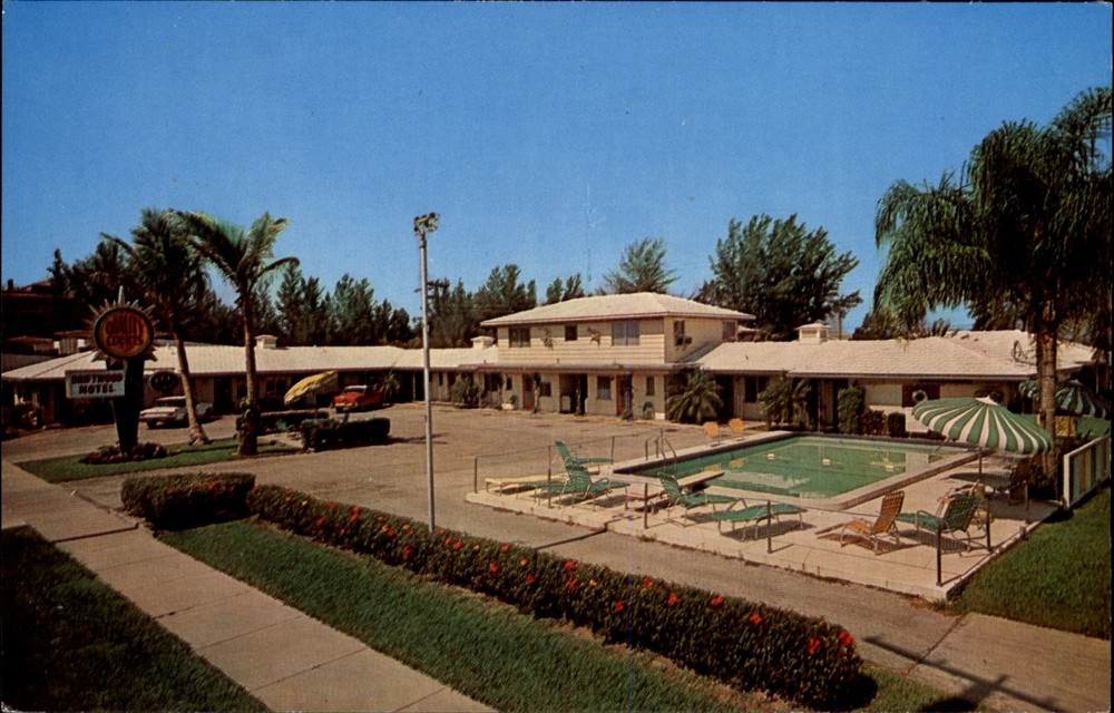 Driftwood Motel ~ Tamiami Trail ~ Sarasota Florida FL 1950s