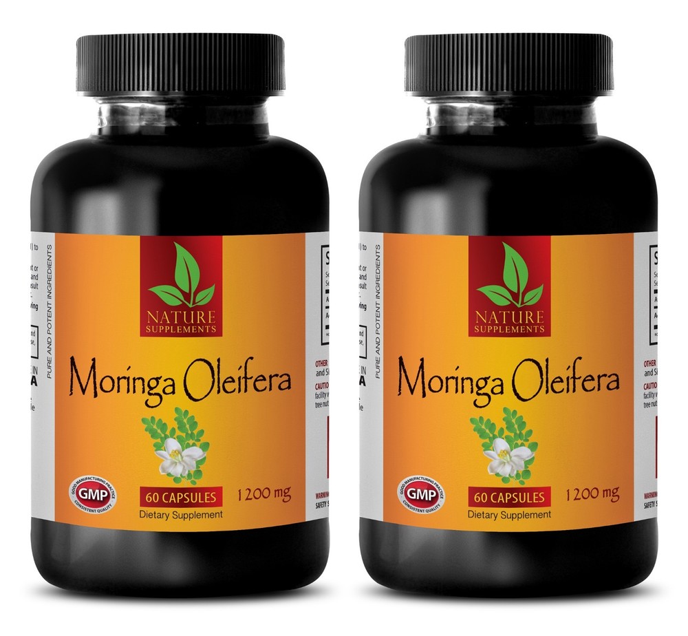 Weight Management - Moringa Oleifera Extract Pills - Energy Booster 120 Capsules