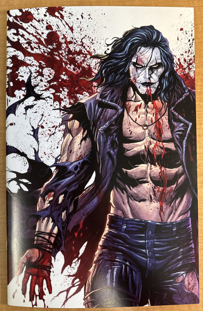 The Crow: Dead Time #1 - Tyler Kirkham VIRGIN BATTLE DAMAGE Blind Bag LTD 100
