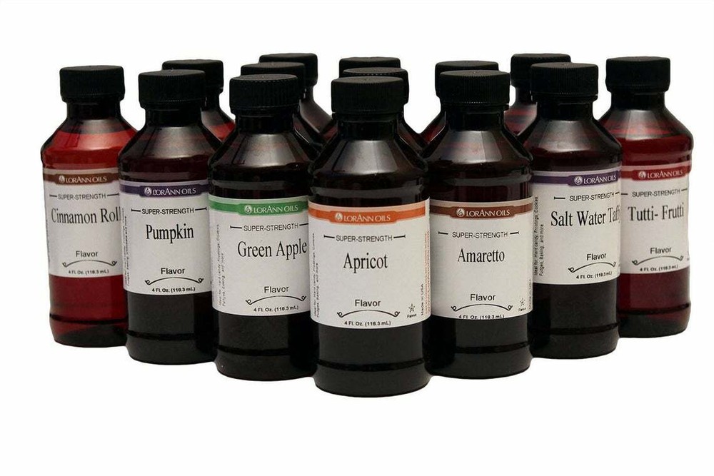 LorAnn Oils 4 oz Extracts & Flavoring Super Strength (select Flavor Below)
