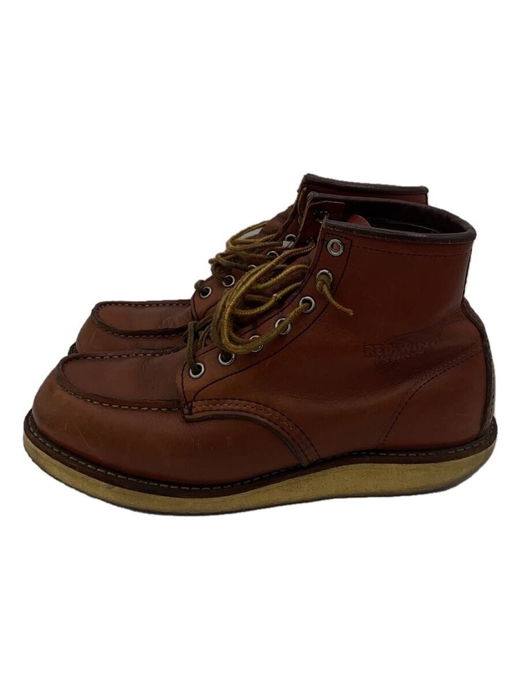 Red Wing Lace-Up Boots/Us8/Brw/Leather/8131 2147