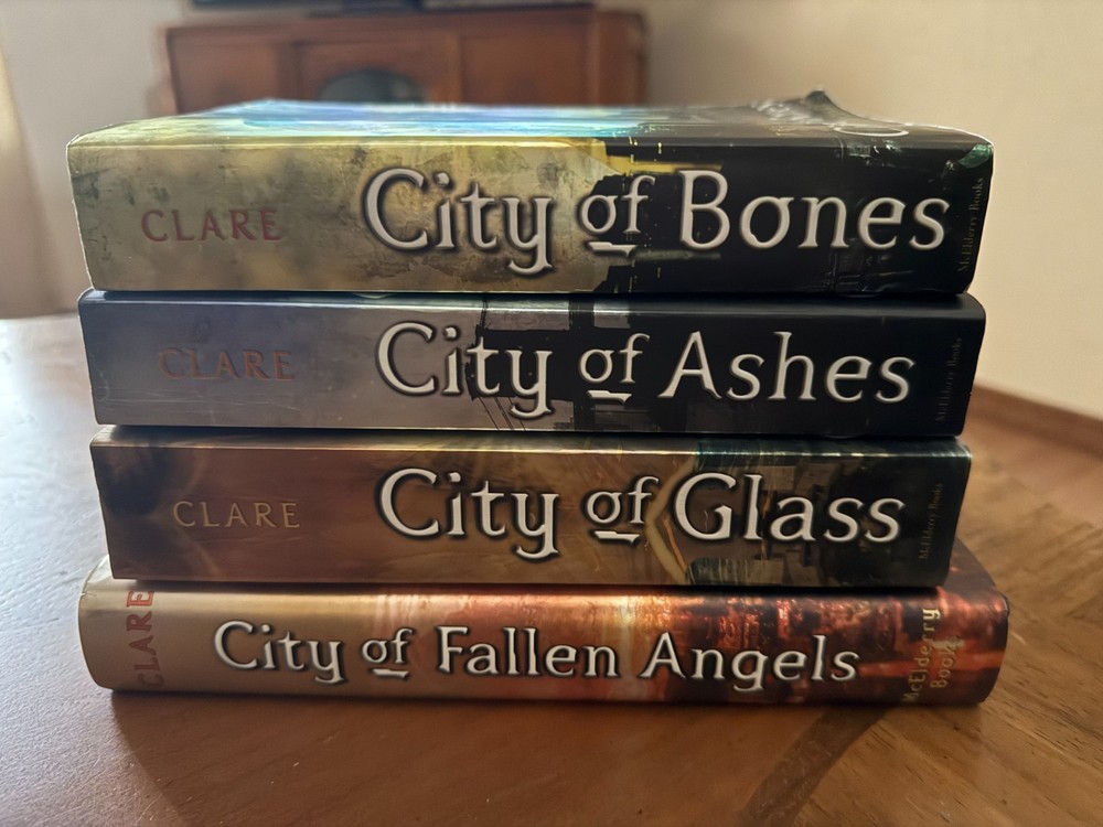 The Mortal Instruments Series 1-4 Books Cassandra Clare City of Bones PB/HC