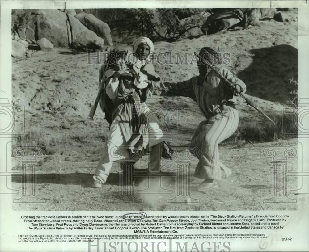 1983 Press Photo Actor Kelly Reno, co-stars in 