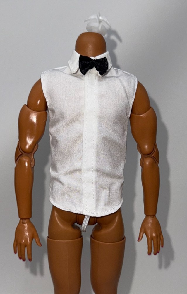 Barbie Holiday 2025 Ken Model Muse Doll Outfit White Tuxedo Shirt Black Bow Tie