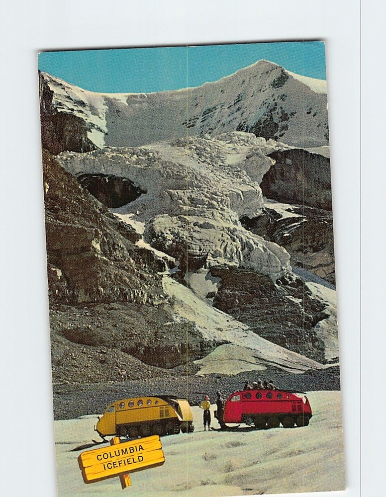 Postcard Columbia Icefield Canadian Rockies Canada