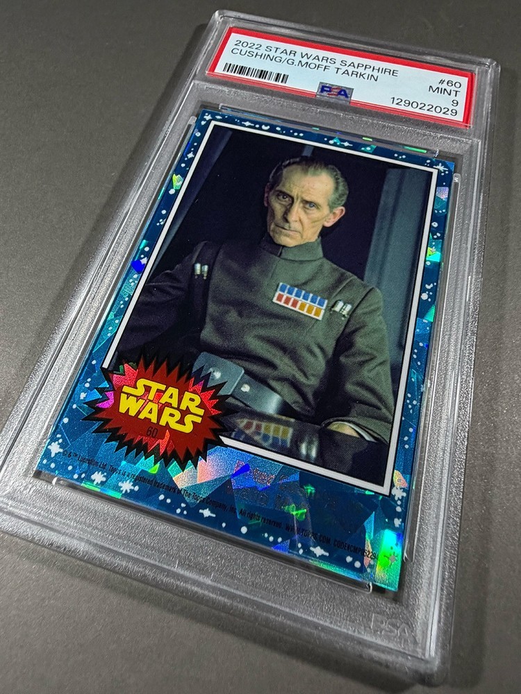 (PSA 9) 2022 Star Wars Sapphire #60, “Peter Cushing As Grand Moff Tarkin”