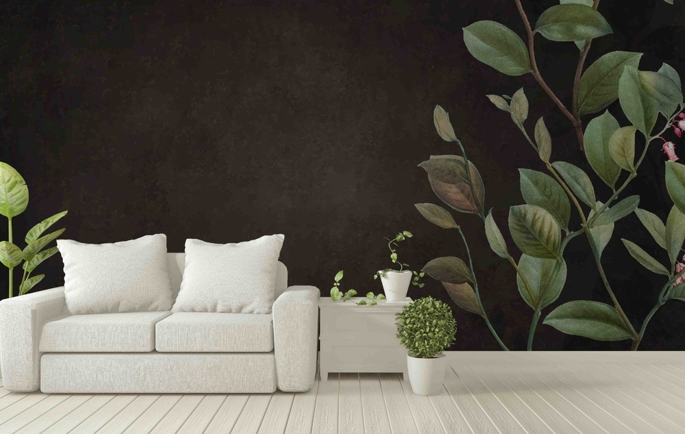 3D Plant Leaf Illustration Wall Murals Wallpaper Murals Wall Sticker