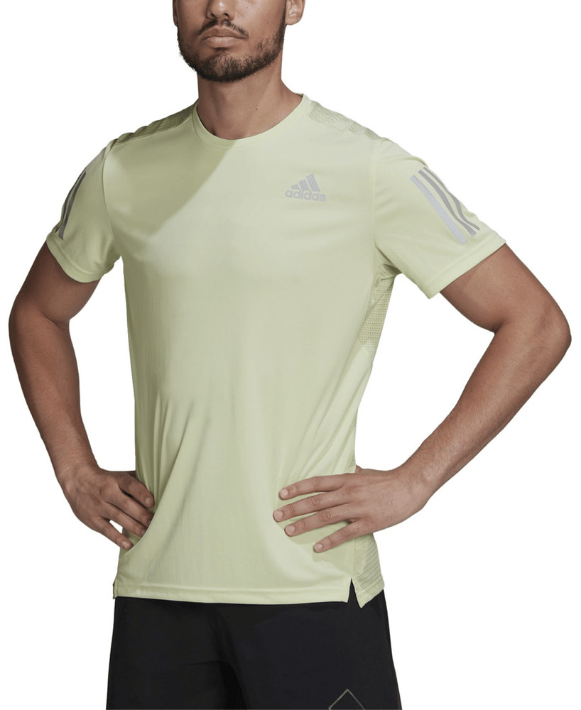 Adidas Men S Own the Run T-Shirt Green Size Small