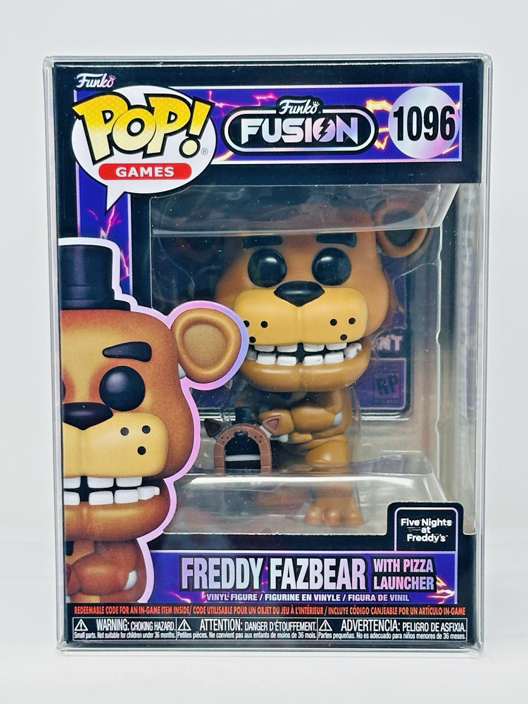 Funko Pop! Fusion - FNAF - Freddy Fazbear w/ Pizza Launcher #1096 w/Protector