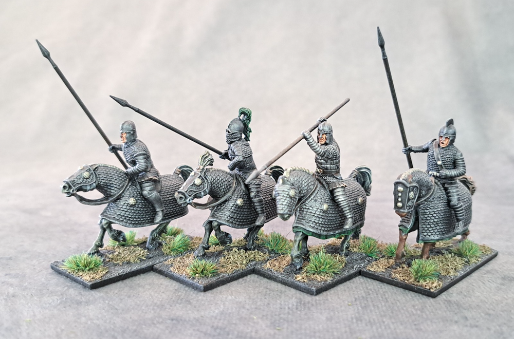 Painted Cataphracts #2 - 4 Historical Miniatures - 28mm
