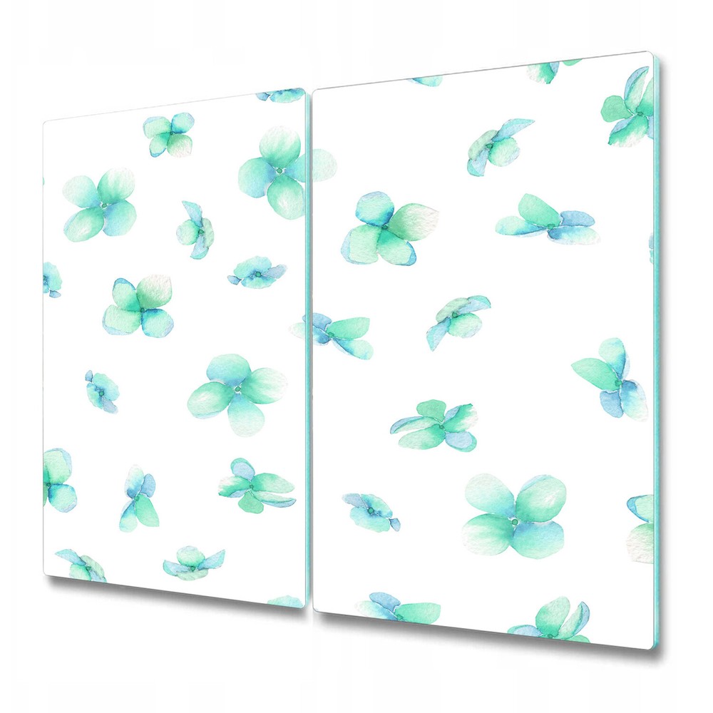 Glass Kitchen Chopping Cutting Board Turquoise myotis Soft and elegant White