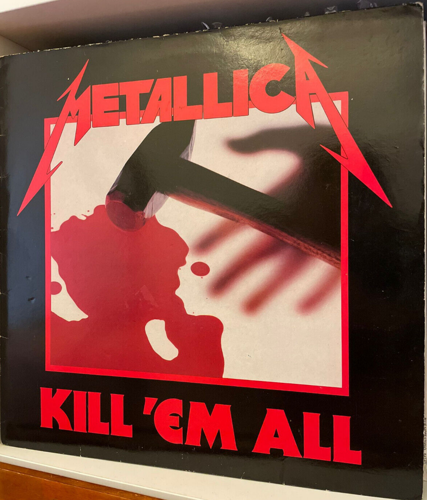 METALLICA - KILL 'EM ALL 1st UK Press Music For Nations ‎MFN 7 1983 LP VG+