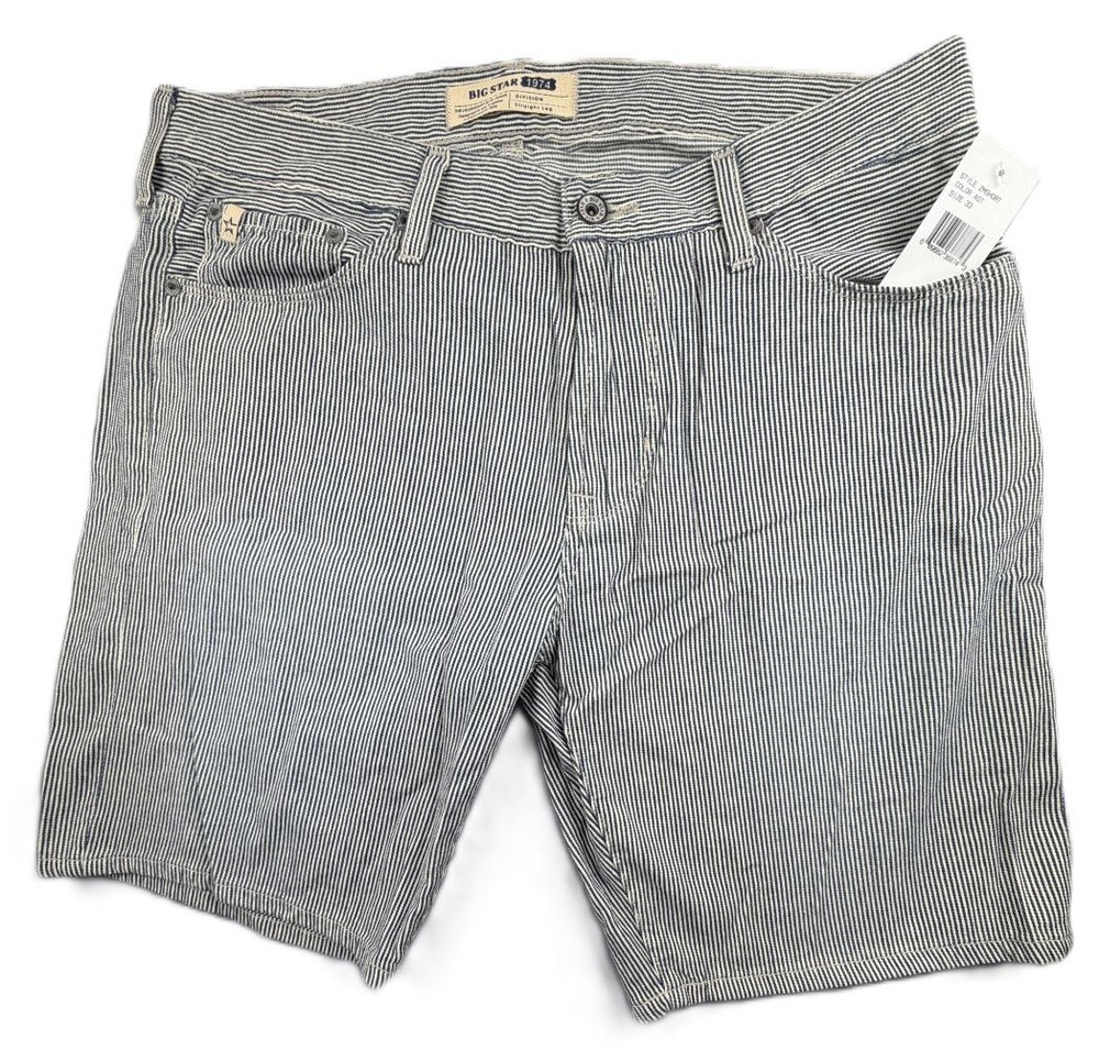 33 Men's Big Star Shorts Straight Faded Stripe