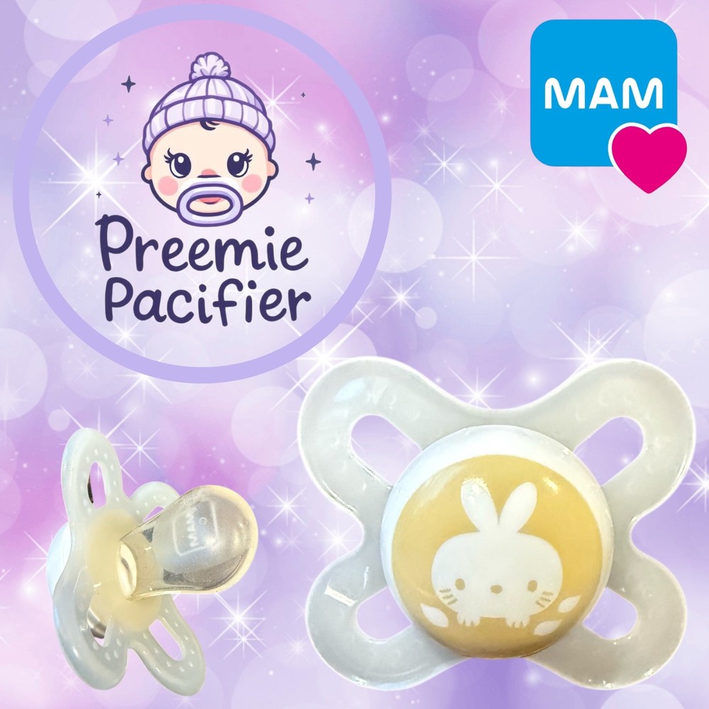 MAM preemie pacifier for reborns, silicone babies and more. Modification