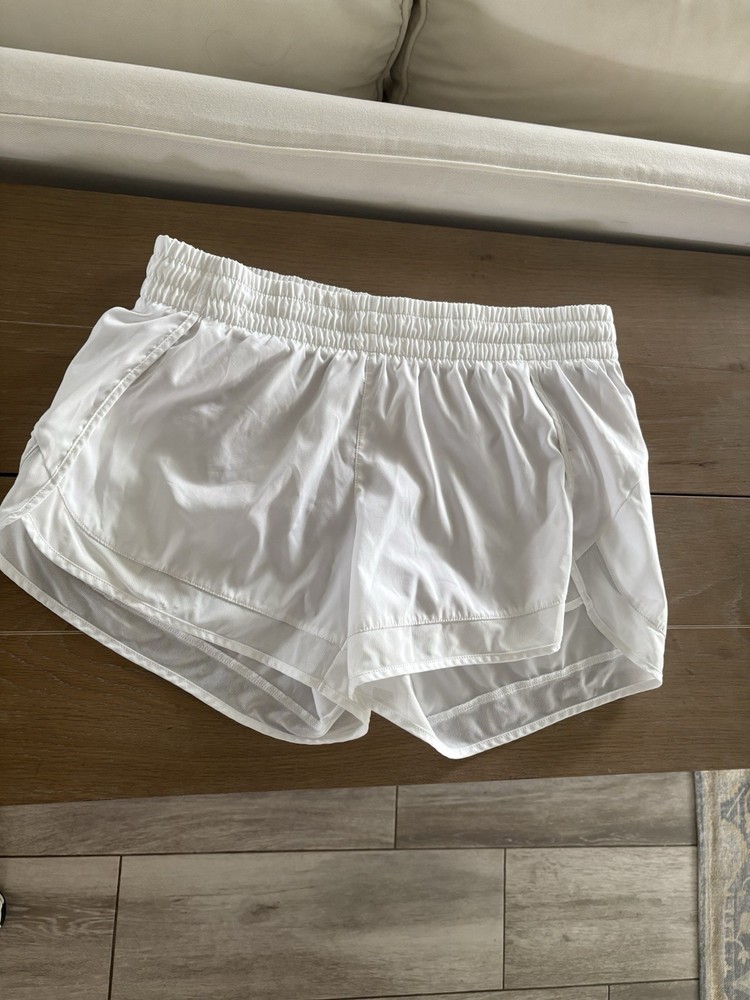 ATHLETA black Mesh Racer Run Shorts Women's M 4