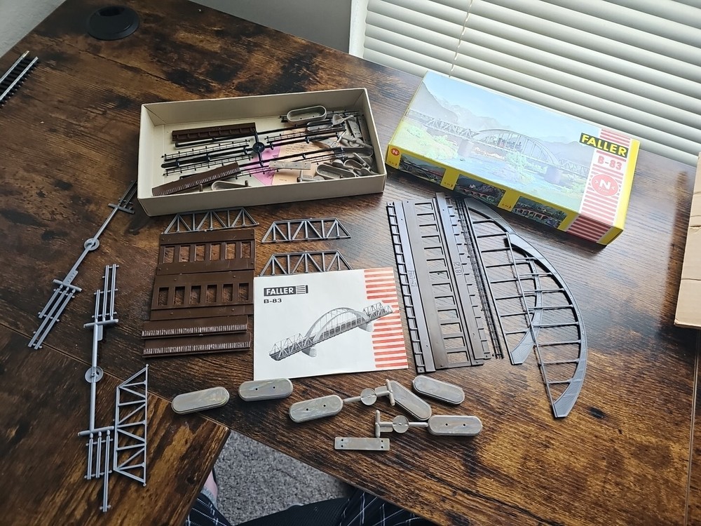 Faller B-83 #(8083) 575 N Guage/Scale Bridge Kit Made In Germany