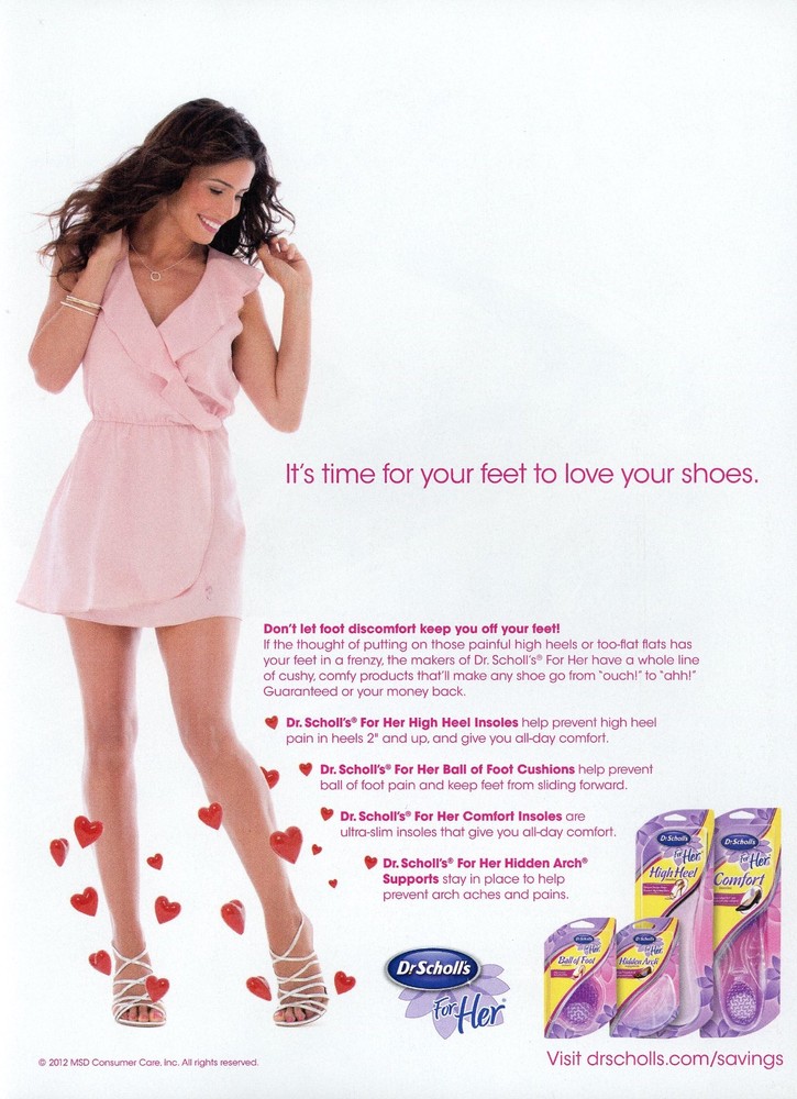 DR SCHOLL Magazine Print Ad Advert #05 RARE 2012 STACY LONDON / LEXUS ES HYBRID