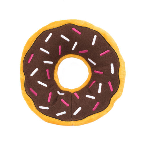 ZippyPaws Donutz Dog Toy Chocolate Jumbo; 1 Each/XL