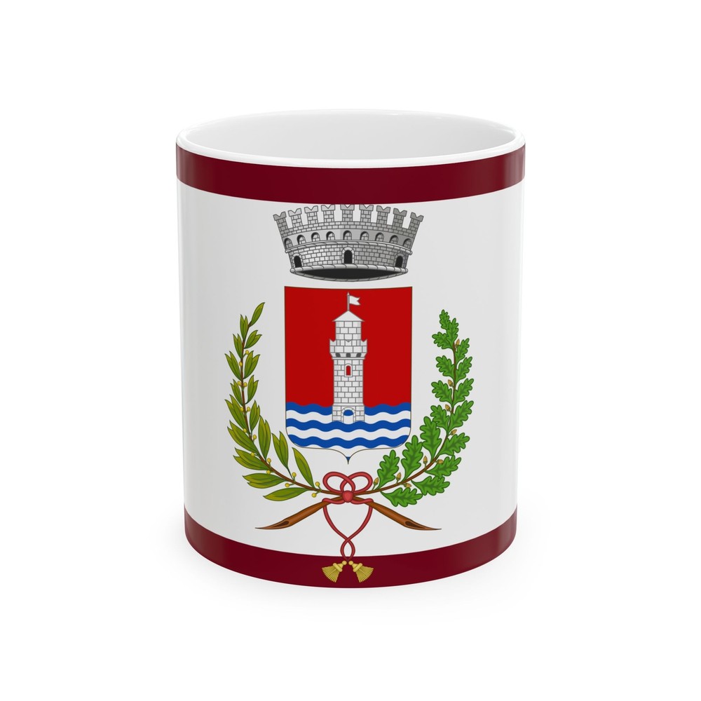 Flag of Argenta (Italy) White Coffee Mug