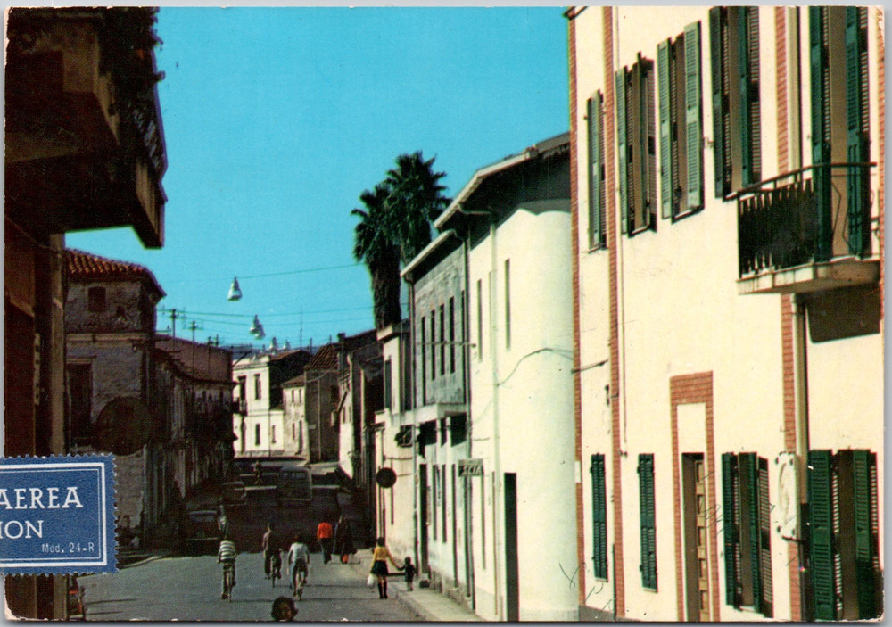Borore Rome Italy Street View Europe Vintage Postcard