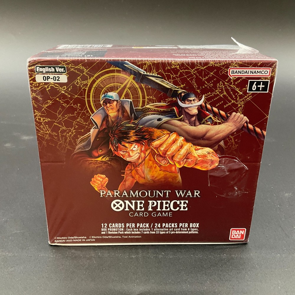 One Piece TCG OP-02 Paramount War Booster Box ENGLISHPROBSTEIN is actively accepting consignments !!