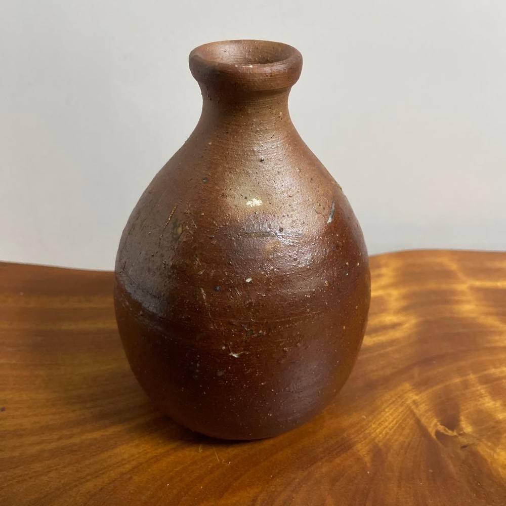 Bizen Ware Tokkuri by Horikawa Nanzan Koraku Kiln 12cm Japanese Pottery